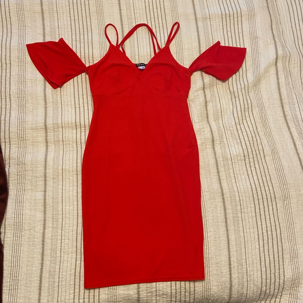Gorgeous Fitted Red Dress